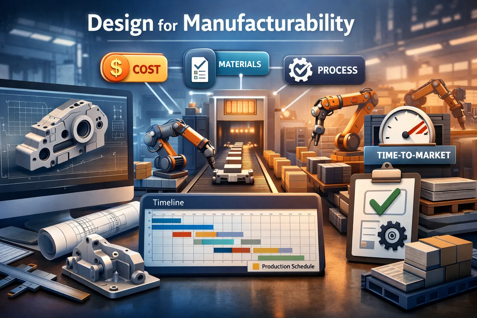 Design for Manufacturability (DFM): The Strategic Key to Scaling Production